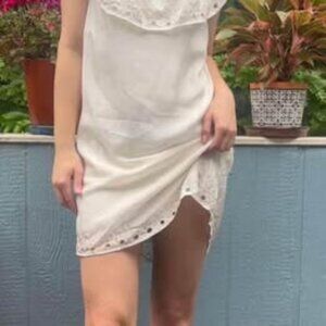 Chan Luu White Silky Dress